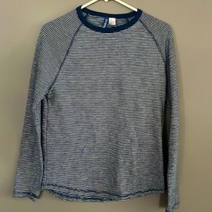 Mens H&M Divided Long Sleeve Striped Tee